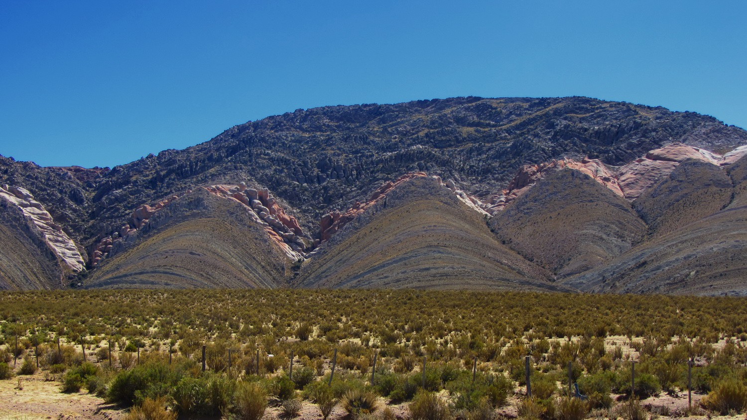 Landscape on the Ruta 9 / 40 between Abra Pampa and La Quiaca